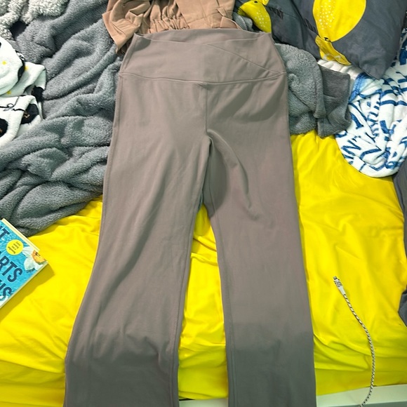 brown flare leggings - Picture 1 of 1